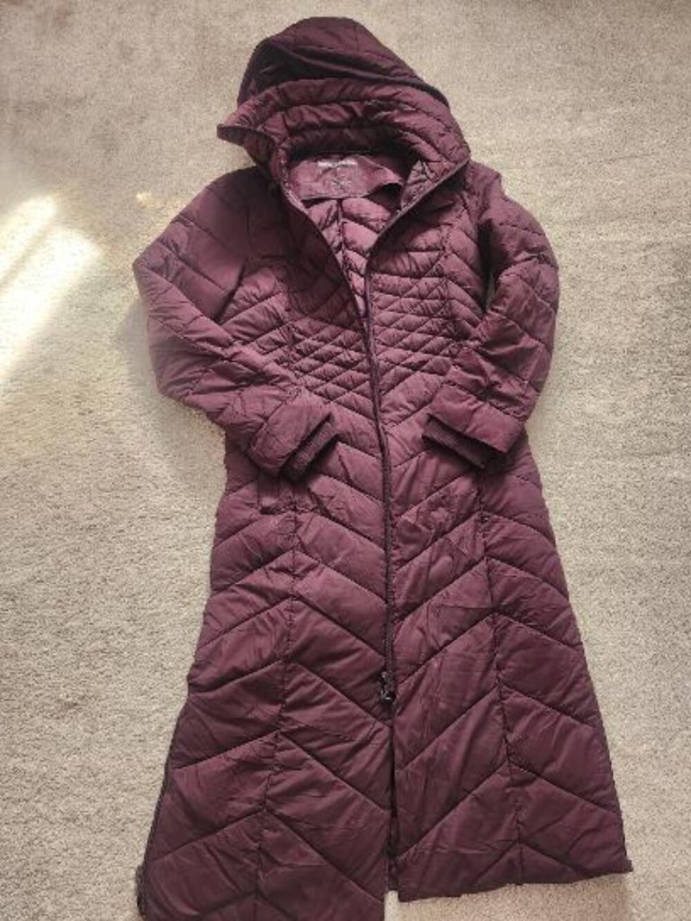 Bernardo Pull Length Puffer Coat Size S
